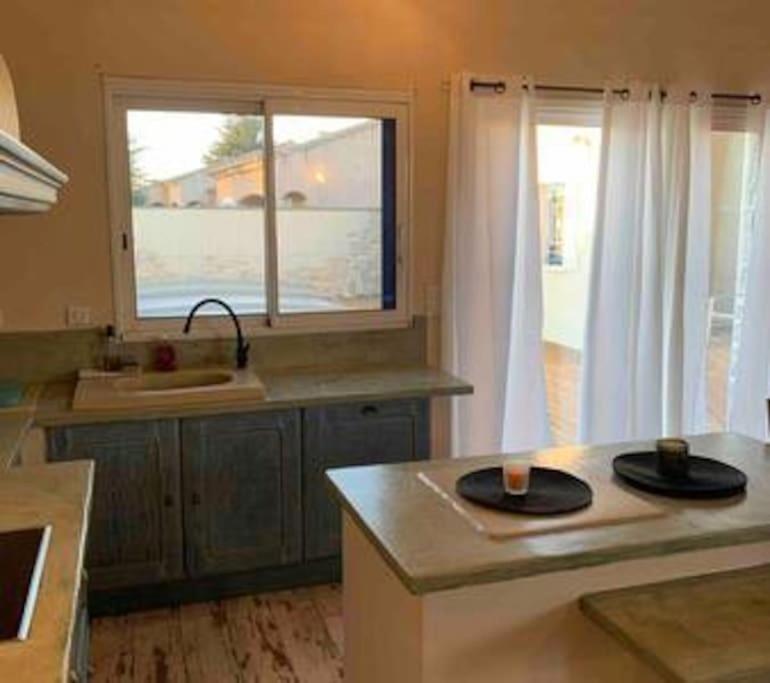 Jolie Maison Jardin Piscine Narbonne Exteriör bild